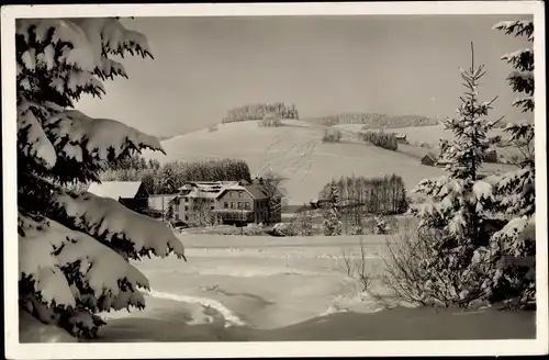 Ak Hinterzarten im Schwarzwald, Gasthaus und Pension Zur Ravennaschlucht, Winter