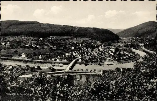 Ak Nievern Nassau an der Lahn, Panorama
