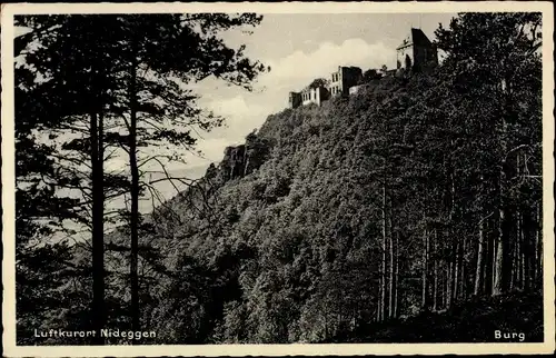 Ak Nideggen in der Eifel, Burg Nideggen