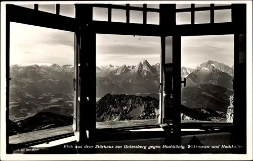 Ak Ramsau im Berchtesgadener Land Oberbayern, Störhaus, Untersberg, Hochkönig