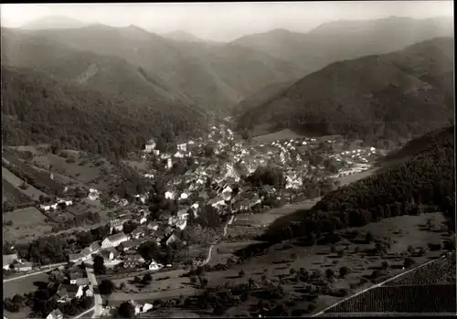 Ak Sulzburg im Markgräflerland Baden Schwarzwald, Panorama vom Ort