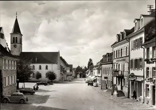 Ak Sulzburg im Markgräflerland Baden Schwarzwald, Straßenansicht