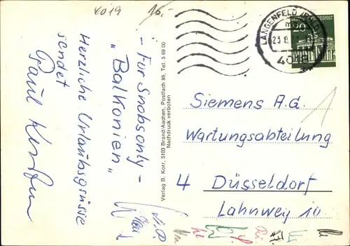 Ak Monheim am Rhein, Stadtansichten, Siedlung