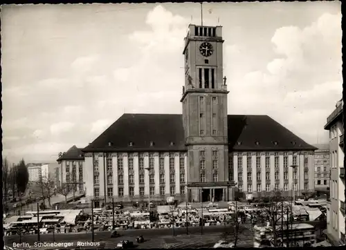 Ak Berlin Schöneberg, Rathaus