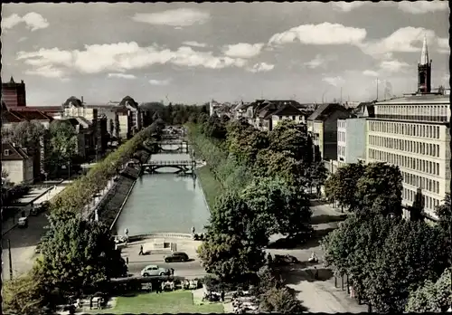 Ak Düsseldorf am Rhein, Königsallee, Brücken