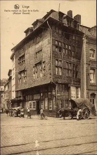 Ak Liège Lüttich Wallonien, Vieille Maison du Quai de la Goffe