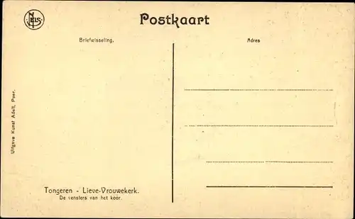 Ak Tongres Tongeren Flandern Limburg, Lieve Vrouwekerk