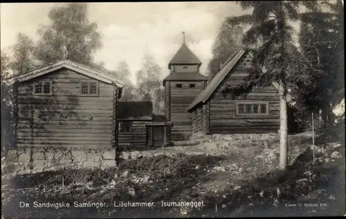 Foto Ak Lillehammer Norwegen, Isumanlegget