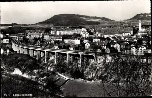 Ak Bern Stadt Schweiz, Lorrainequartier