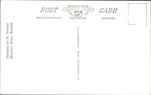 Ak Coniston Cumbria England, Coniston Old Man