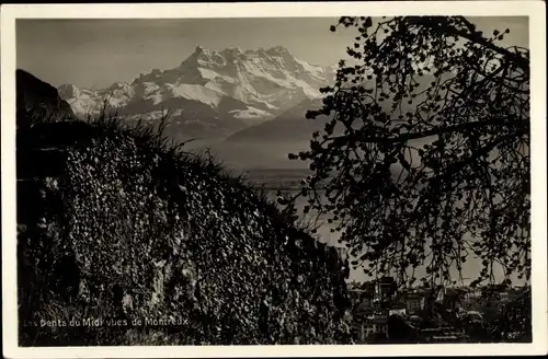 Ak Montreux Kanton Waadt Schweiz, Dents du Midi