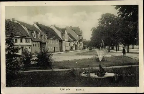 Ak Kölleda in Thüringen, Roßplatz