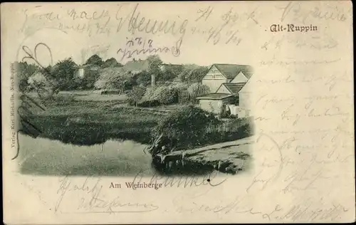 Ak Altruppin Neuruppin in Brandenburg, Am Weinberge