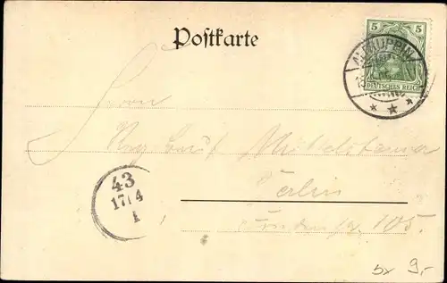 Ak Altruppin Neuruppin in Brandenburg, Am Weinberge