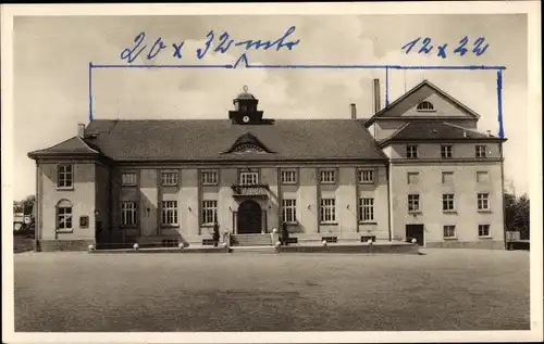 Ak Neugersdorf in der Lausitz, Turnverein Neugersdorf, Turnhalle