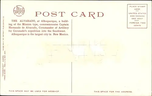 Ak Albuquerque New Mexico USA, The Alvarado