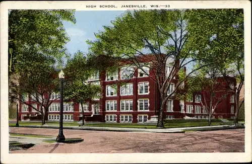 Ak Janesville Wisconsin USA, High School