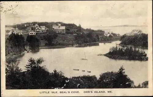 Ak Orr's Island Maine USA, Little Isle, Beal's Cove