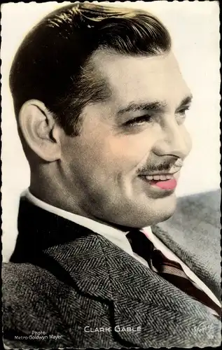 Ak Schauspieler Clark Gable, Portrait