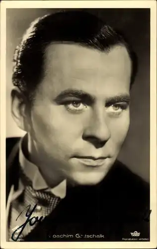 Ak Schauspieler Joachim Gottschalk, Portrait, Ross Verlag A 3030 1, Autogramm