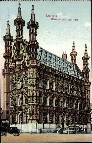 Ak Louvain Leuven Flämisch Brabant, Hotel de Ville anno 1448