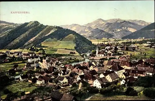 Ak Kapfenberg Steiermark, Panorama vom Ort