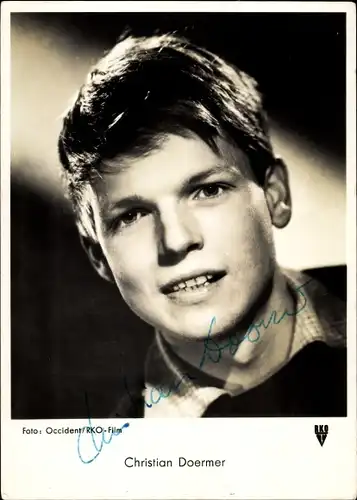 Ak Schauspieler Christian Doermer, Portrait, Autogramm