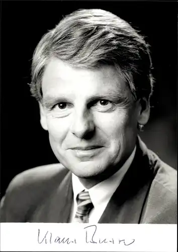 Ak Journalist und Moderator Klaus Bresser, Autogramm