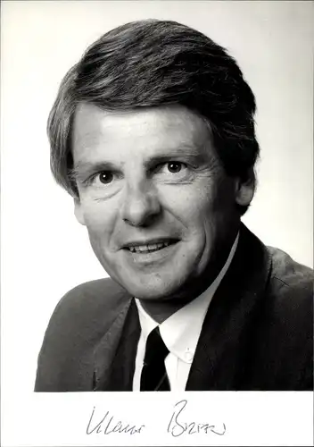 Ak Journalist und Moderator Klaus Bresser, Autogramm