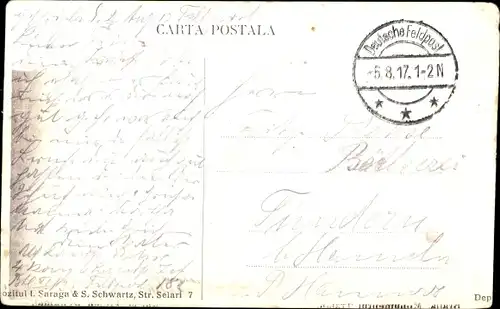 Ak Brăila Rumänien, Kaiser-Trajan-Denkmal