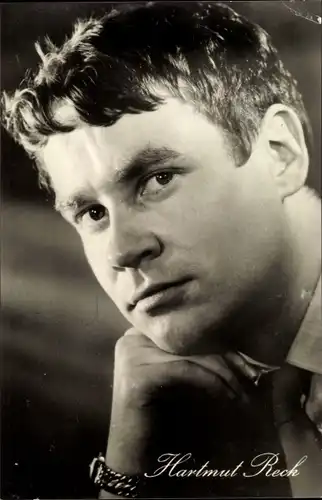 Ak Schauspieler Hartmut Reck, Portrait, Tatort Berlin, Ware für Katalonien