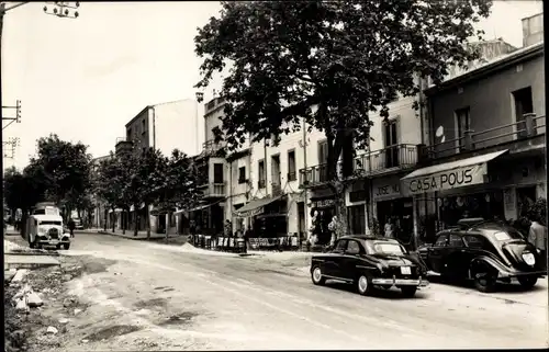 Ak Le Perthus Pyrénées Orientales, Los Limites, Avenida principal