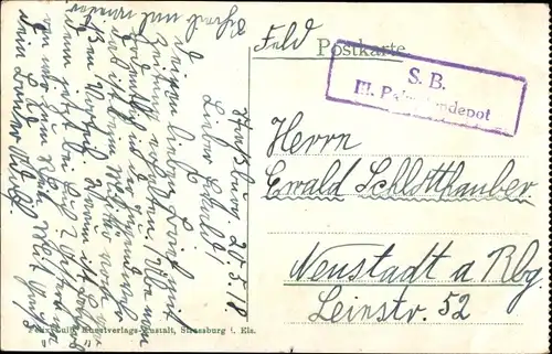 Ak Strasbourg Straßburg Elsass Bas Rhin, Rheinhafen