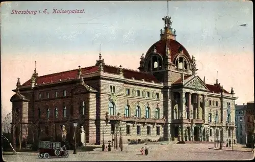 Ak Strasbourg Straßburg Elsass Bas Rhin, Kaiserpalast