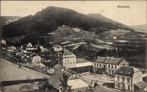 Ak Moussey Moselle, Vue générale