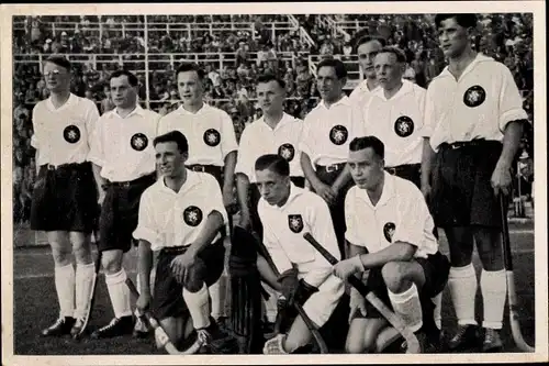 Sammelbild Olympia 1936, Deutsche Hockeymannschaft