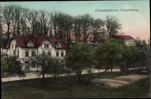 Ak Eckartsberg Mittelherwigsdorf Oberlausitz, Restaurant Eichenwäldchen