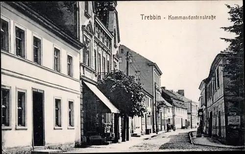 Ak Trebbin im Kreis Teltow Fläming, Kommandantenstraße