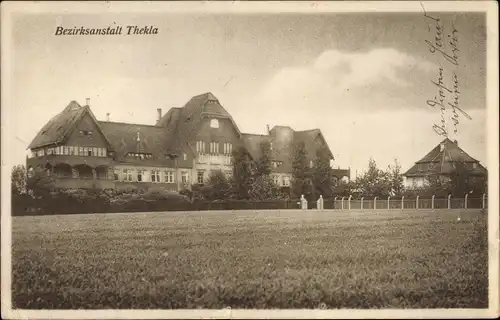 Ak Thekla Leipzig in Sachsen, Bezirksanstalt
