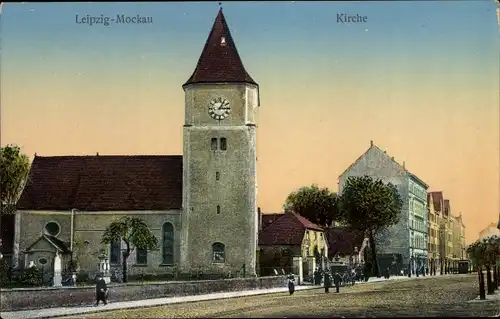 Ak Mockau Leipzig in Sachsen, Kirche