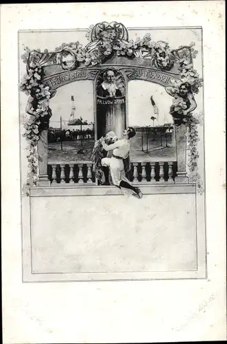 Ak Halt fest und Treu zur Turnerei, Friedrich Ludwig Jahn