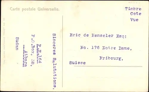 Ak Native Woman, Maghreb, Verschleierte Frau