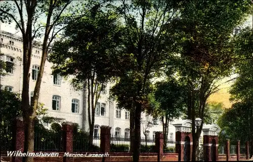 Ak Wilhelmshaven an der Nordsee, Marine Lazarett