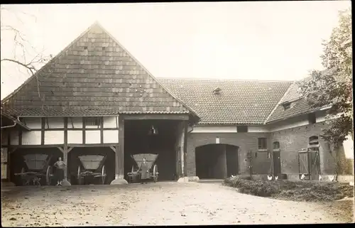 Foto Ak Eime in Niedersachsen, Partie auf einem Bauernhof