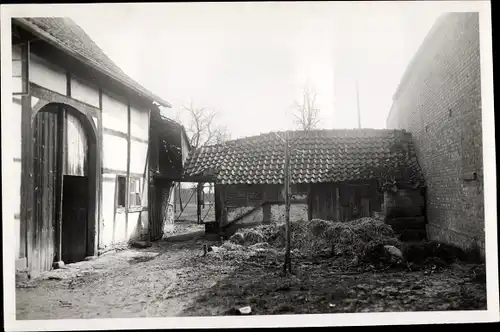 Foto Ak Eime in Niedersachsen, Blick auf einen Bauernhof