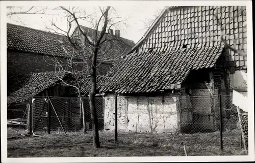 Foto Ak Eime in Niedersachsen, Blick auf einen Bauernhof