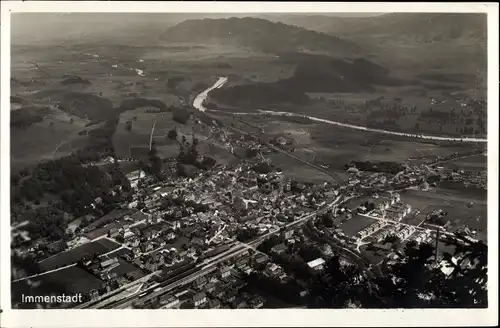 Ak Immenstadt im Allgäu Schwaben, Blick vom Horn aus