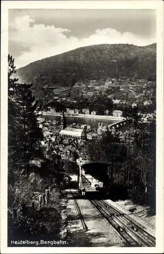 Ak Heidelberg am Neckar, Bergbahn