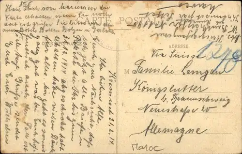 Ak Casablanca Marokko, Marktleben, Le Marché