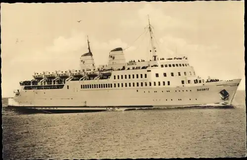 Ak Fährschiff Sassnitz